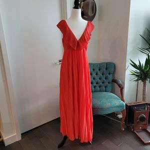 Show stopper gorgeous red Zara dress S